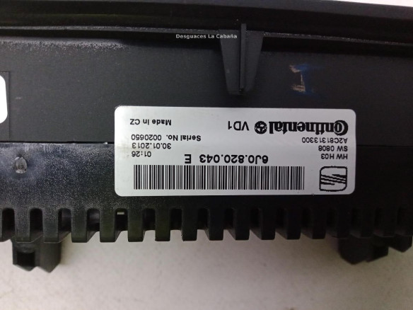 6J0820043E MANDO CLIMA SEAT IBIZA IV (6J5, 6P1)|Desguaces La Cabaña