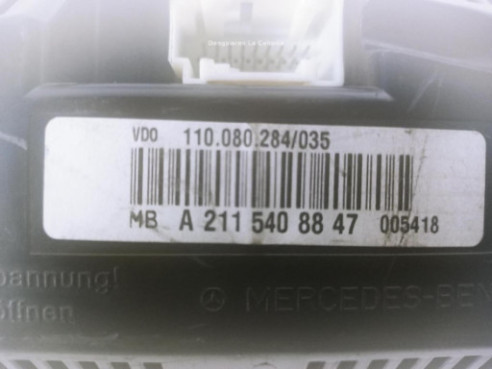 A2115408847 CUADRO INSTRUMENTOS MERCEDES BENZ CLASE E (W211)|Desguaces La Cabaña