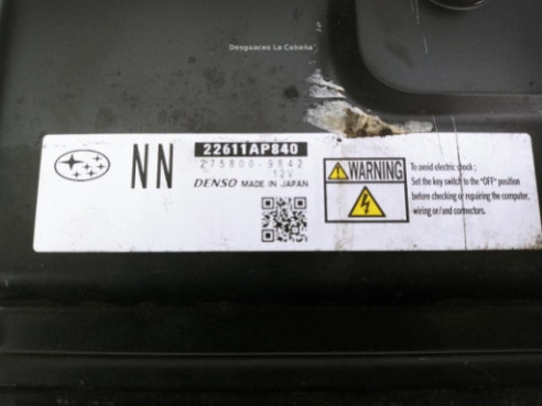 2758009842 22611AP840 CENTRALITA MOTOR SUBARU LEGACY IV (BL)|Desguaces La Cabaña
