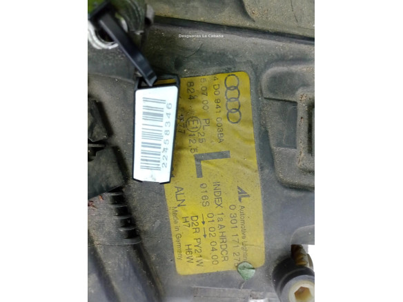FARO IZQUIERDO AUDI A8 (4D2, 4D8)|Desguaces La Cabaña