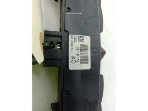 13100118XC INTERRUPTOR WARNING OPEL ZAFIRA B (A05)|Desguaces La Cabaña