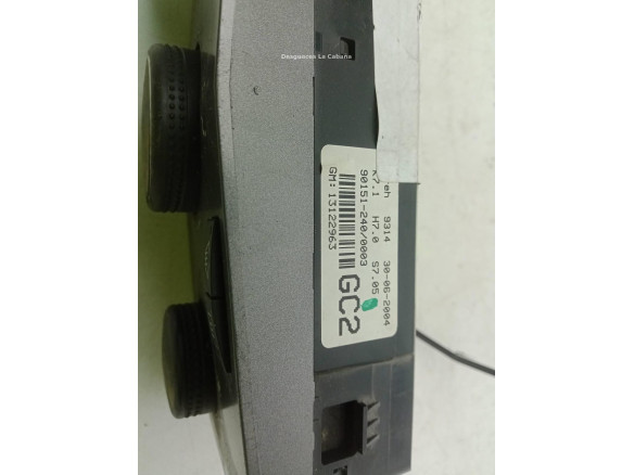 13122963, MANDO CALEFACCION OPEL ASTRA H (A04)|Desguaces La Cabaña