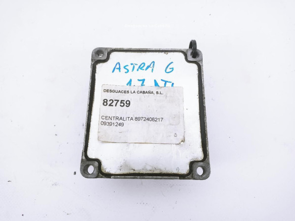 09391249 8972406217 CENTRALITA MOTOR OPEL ASTRA G Fastback (T98)|Desguaces La Cabaña