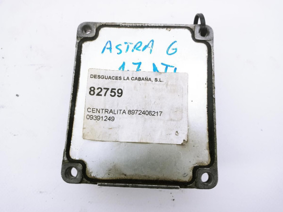 09391249 8972406217 CENTRALITA MOTOR OPEL ASTRA G Fastback (T98)|Desguaces La Cabaña