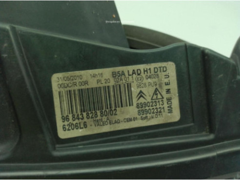 9684382880 FARO DERECHO CITROEN C4 I (LC_)|Desguaces La Cabaña