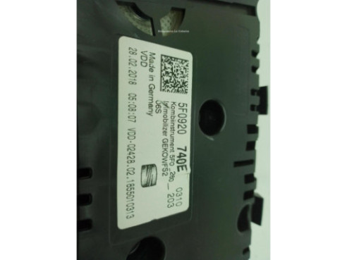 5F0920740E CUADRO INSTRUMENTOS SEAT ATECA (KH7)|Desguaces La Cabaña