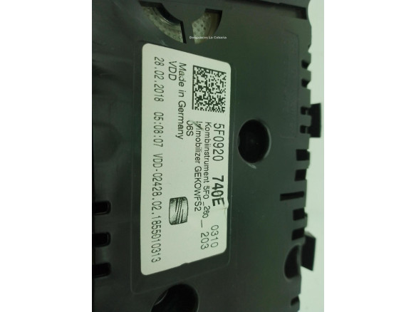 5F0920740E CUADRO INSTRUMENTOS SEAT ATECA (KH7)|Desguaces La Cabaña