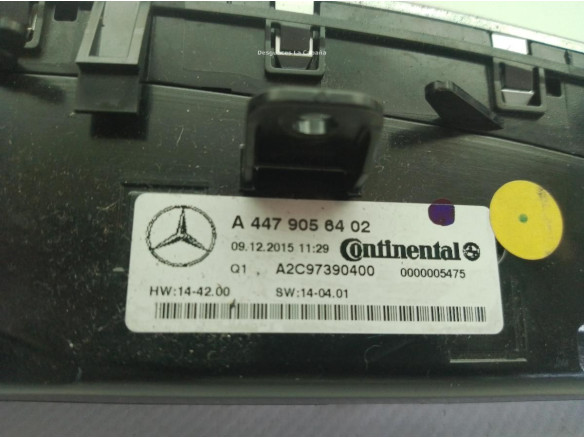 A44790564029J01 MANDO CLIMA MERCEDES BENZ CLASE V (W447)|Desguaces La Cabaña
