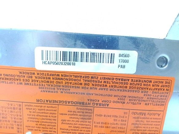8456017000 AIRBAG DER HYUNDAI MATRIX (FC) |Desguaces La Cabaña