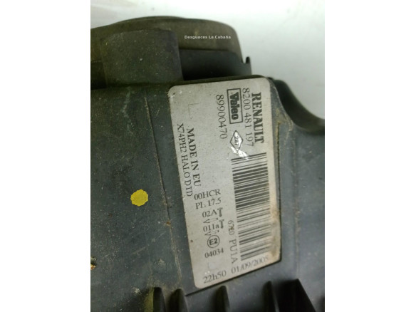  8200481197 FARO DERECHO RENAULT LAGUNA II (BG0/1_)|Desguaces La Cabaña
