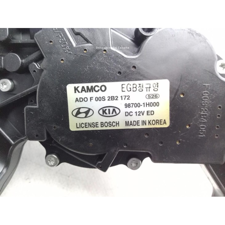 987001H000 MOTOR LIMPIAPARABRISAS TRA KIA CEE'D Fastback (ED) |Desguaces La Cabaña
