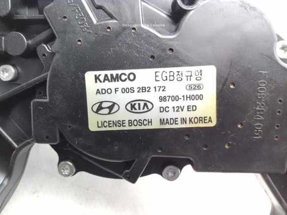 987001H000 MOTOR LIMPIAPARABRISAS TRA KIA CEE'D Fastback (ED) |Desguaces La Cabaña