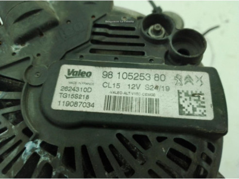 9810525380 ALTERNADOR PEUGEOT PARTNER Furgón (K9)|Desguaces La Cabaña
