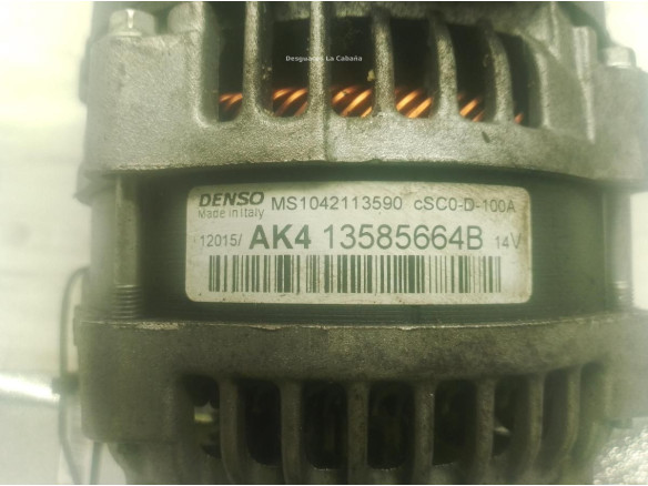 MS1042113590 13585664B ALTERNADOR OPEL CORSA E (X15)|Desguaces La Cabaña