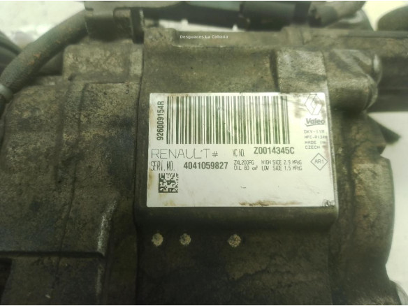 926009154R COMPRESOR AA DACIA DOKKER|Desguaces La Cabaña