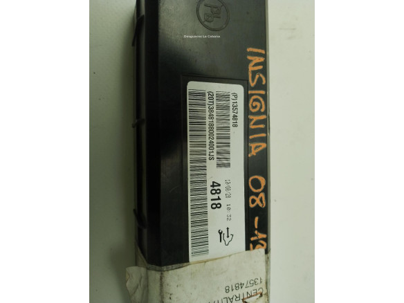 13574818 CENTRALITA AIRBAG OPEL INSIGNIA A (G09)|Desguaces La Cabaña