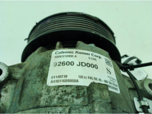 92600JD000 COMPRESOR AA NISSAN QASHQAI / QASHQAI +2 I (J10, JJ10)|Desguaces La Cabaña