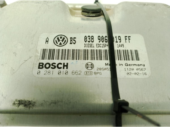 038906019FF CENTRALITA MOTOR VW GOLF IV (1J1)|Desguaces La Cabaña