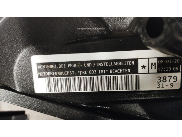 DKLD MOTOR SKODA FABIA III (NJ3)|Desguaces La Cabaña
