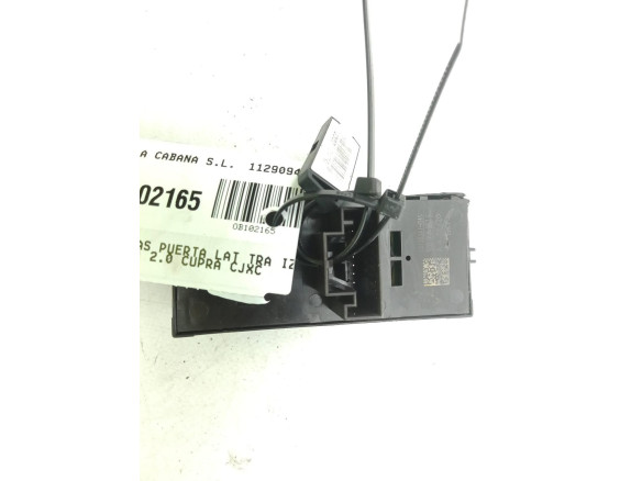 5G0959855Q WHS MANDO ELEVALUNAS PUERTA LAT TRA IZQ SEAT LEON (5F1)|Desguaces La Cabaña