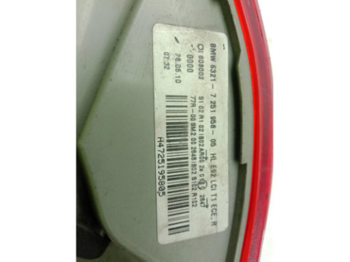 7251958 PILOTO TRA DER EXT BMW 3 Coupé (E92)|Desguaces La Cabaña