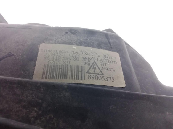 9641958980 FARO DERECHO PEUGEOT 607 (9D, 9U) |Desguaces La Cabaña