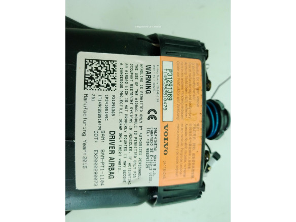 34116424A AIRBAG IZQ VOLVO V40 Fastback (525, 526)|Desguaces La Cabaña