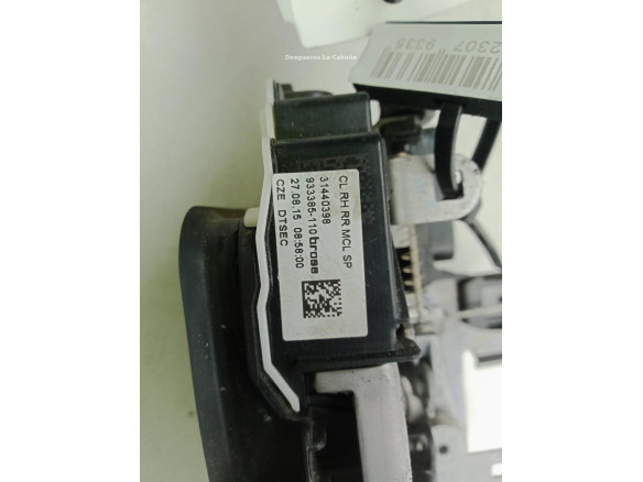  31440398 CERRADURA PUERTA LAT TRA DER VOLVO V40 Fastback (525, 526)|Desguaces La Cabaña