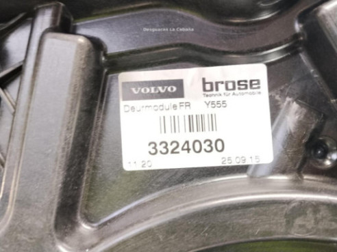  3324030 ELEVALUNAS PUERTA LAT DEL DER VOLVO V40 Fastback (525, 526)|Desguaces La Cabaña