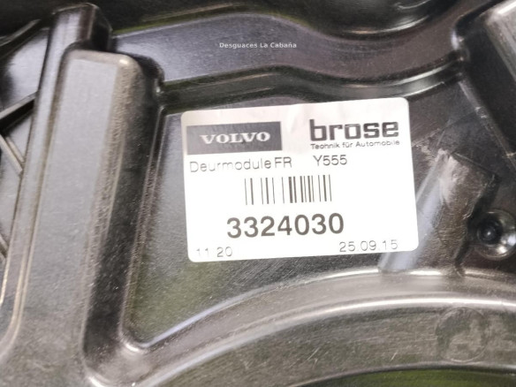  3324030 ELEVALUNAS PUERTA LAT DEL DER VOLVO V40 Fastback (525, 526)|Desguaces La Cabaña