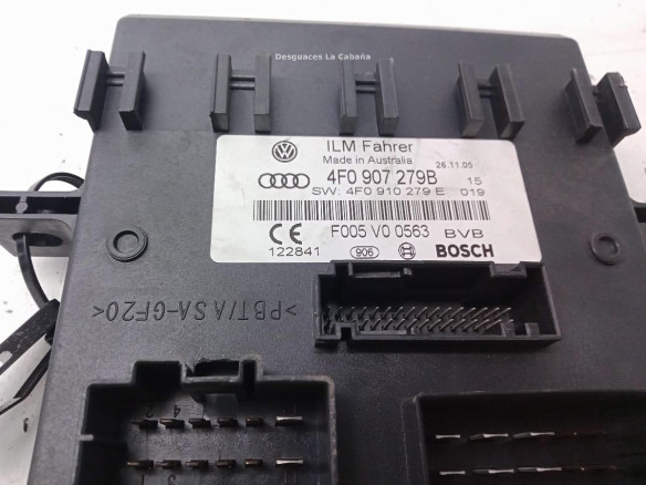  4F0907279 4F0910279K CENTRALITA MOTOR AUDI A6 (4F2, C6)|Desguaces La Cabaña