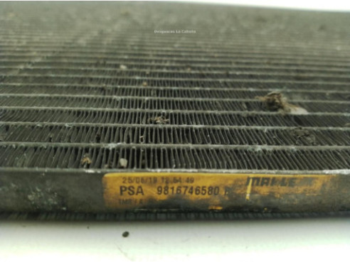 9816746580 RADIADOR AIRE ACONDICIONADO PEUGEOT PARTNER Furgón (K9)|Desguaces La Cabaña