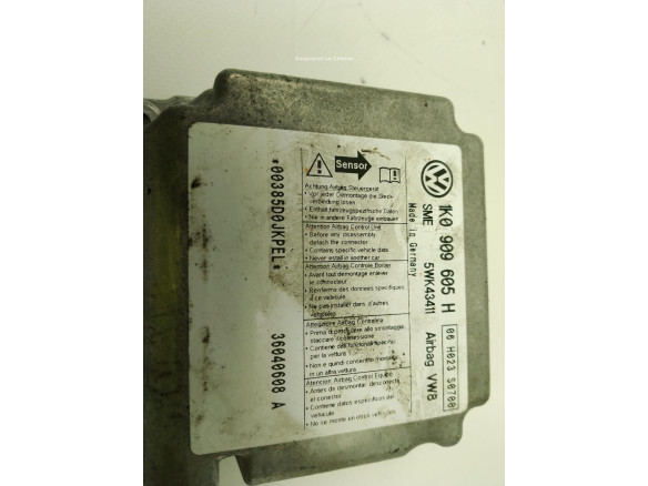 1K0909605H CENTRALITA AIRBAG VW GOLF V (1K1)|Desguaces La Cabaña