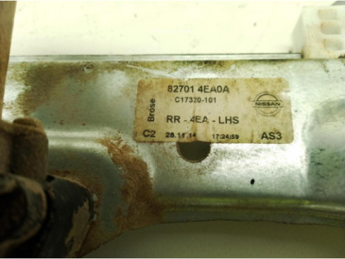 ELEVALUNAS PUERTA LAT TRA IZQ NISSAN QASHQAI II Todo terreno, cerrada (J11, J11_)|Desguaces La Cabaña
