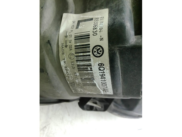 6Q1941007AF FARO IZQUIERDO VW POLO (9N_)|Desguaces La Cabaña