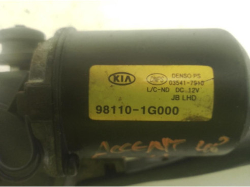 981101G000 MOTOR LIMPIAPARABRISAS DEL HYUNDAI ACCENT III (MC)|Desguaces La Cabaña