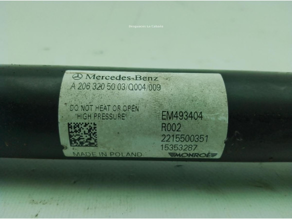 A2063205003 AMORTIGUADOR TRA DER MERCEDES BENZ CLASE C T-MODEL (S206)|Desguaces La Cabaña