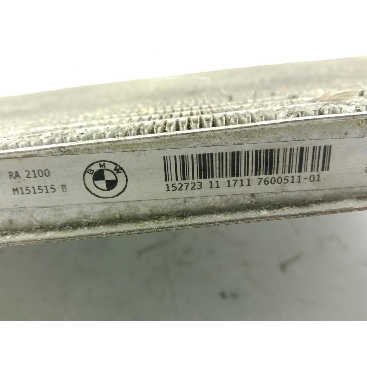 1711760051101 RADIADOR AGUA BMW 3 (F30, F80) |Desguaces La Cabaña