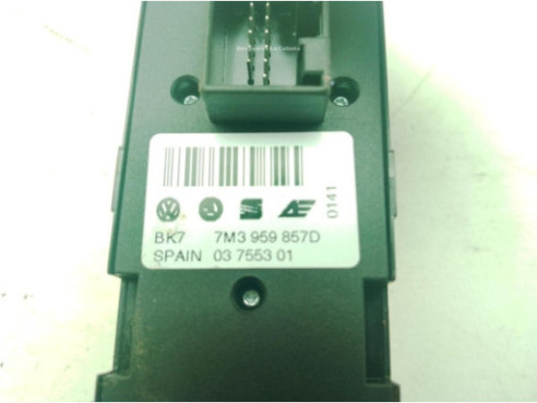 7M3959857D MANDO ELEVALUNAS PUERTA LAT DEL IZQ SEAT ALHAMBRA (7V8, 7V9)|Desguaces La Cabaña