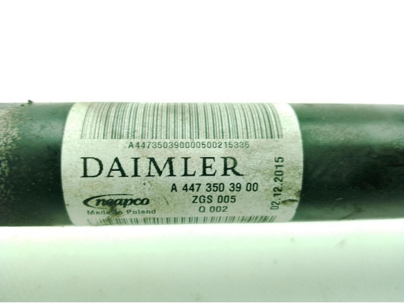 A4473503900 PALIER TRA IZQ MERCEDES BENZ CLASE V (W447)|Desguaces La Cabaña