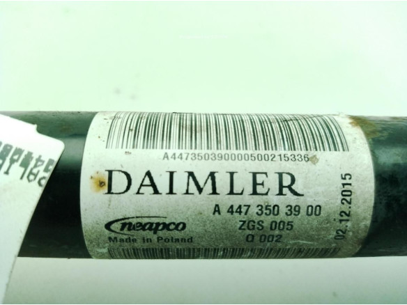 A4473503900 PALIER TRA DER MERCEDES BENZ CLASE V (W447)|Desguaces La Cabaña