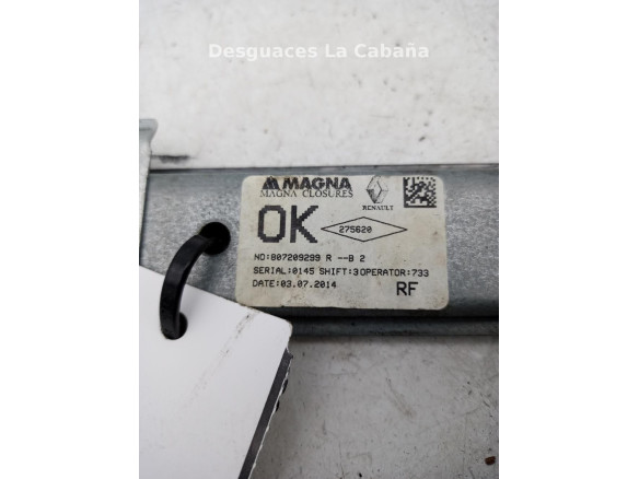 807209299 ELEVALUNAS PUERTA LAT DEL DER DACIA SANDERO II |Desguaces La Cabaña