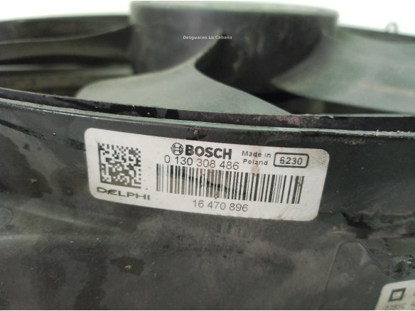0130308486 ELECTROVENTILADOR OPEL ZAFIRA TOURER C (P12)|Desguaces La Cabaña