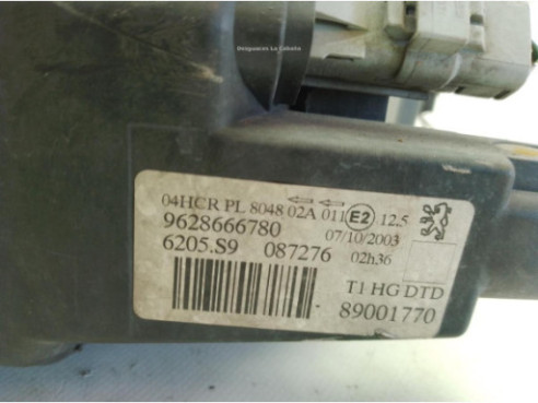 6205S9 962866780 FARO DERECHO PEUGEOT 206 Fastback (2A/C)|Desguaces La Cabaña