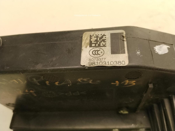 9810310380 CERRADURA PUERTA LAT DEL IZQ CITROEN C4 Picasso II|Desguaces La Cabaña