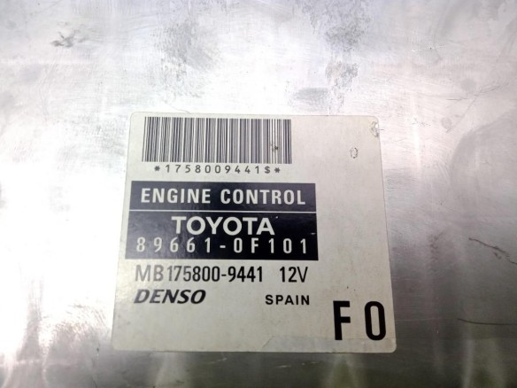 896610F101 CENTRALITA MOTOR TOYOTA COROLLA Verso (ZER_, ZZE12_, R1_) |Desguaces La Cabaña