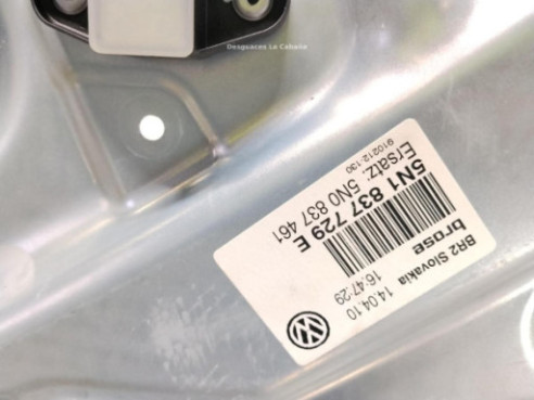 5N0837461 ELEVALUNAS PUERTA LAT DEL IZQ VW TIGUAN (5N_)|Desguaces La Cabaña
