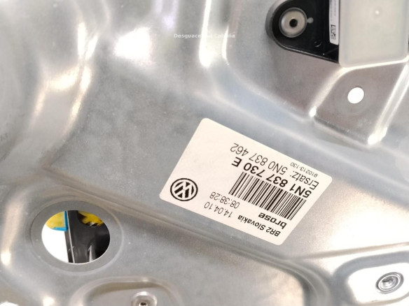 5N0837462 ELEVALUNAS PUERTA LAT DEL DER VW TIGUAN (5N_)|Desguaces La Cabaña