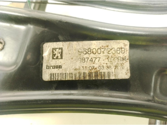 ELEVALUNAS PUERTA LAT TRA DER PEUGEOT 207 CC (WD_)|Desguaces La Cabaña