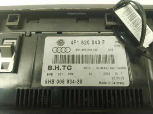 4F1820043F, MANDO CLIMA AUDI A6 (4F2, C6)|Desguaces La Cabaña